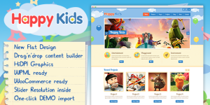 Happy Kids – Children WordPress Theme The Happy Kids – Children WordPress Theme is an adorable