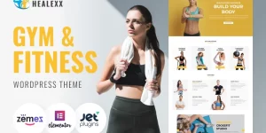 Present your gym in the most exciting way with Healexx theme. Let visitors learn more about your gym and provided services. There are pre-designed pages