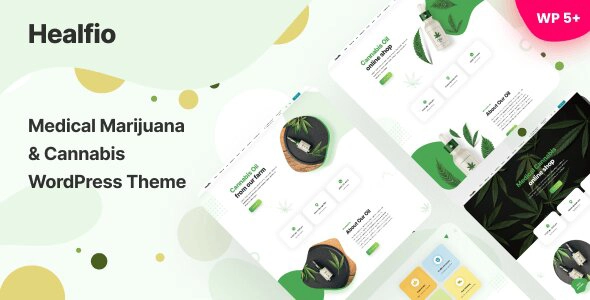 Discover Healfio: a versatile theme for cannabis shops