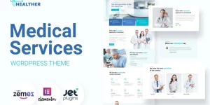 Healther Medical Services WordPress theme will be a perfect option in creating a successful site to display your clinic business. The theme has an attractive design and a great functionality. Healther fits for a clinic