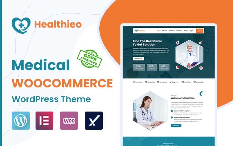 Healthieo is a medical multivariant theme it comes with WooCommerce medical shop. This theme is perfect for all medical relevant sites like Medical Clinic