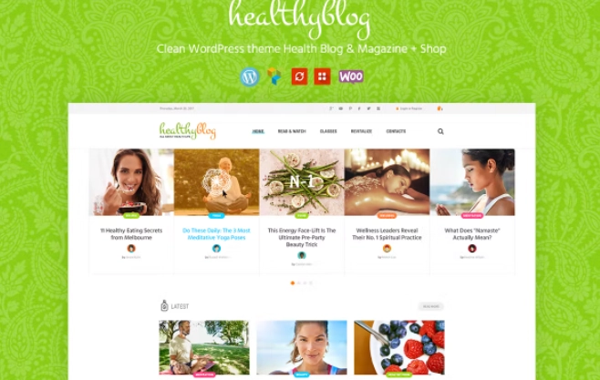 Healthy Living Blog is a responsive