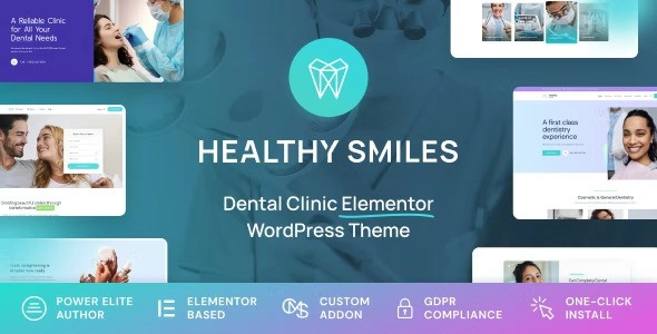 Build your dental clinic website with Healthy Smiles—a versatile theme with dedicated dentistry features and a clean medical style. Perfect for orthodontists too!