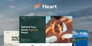 Discover Heart – a vibrant Charity WordPress theme designed for non-profits