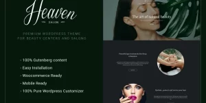 Heaven Salon is a Premium Wordpress Theme created for beauty salons