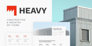 Discover the Heavy Construction and Industrial WordPress Theme for a modern