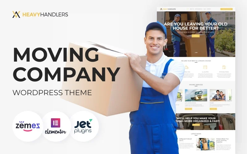 Try to imagine the way you boost your moving company in a short period of time. How real does it seem? Believe it sounds absolutely real with the HeavyHandlers moving company WordPress theme