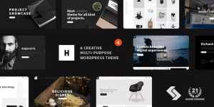 Heli is a black and white dedicated WordPress theme. You can create a creative and unique