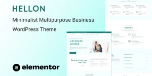 Hellon is elementor based multipurpose WordPress theme. It' best for service providers