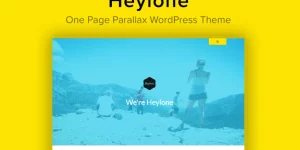 Heylone is a one page fully responsive WordPress theme designed and developed for business