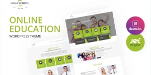 Elevate your online education platform with the High School Elementor WordPress Theme! Enjoy a sleek design