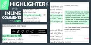 Transform your content with Highlighter Pro: a Medium.com-inspired text highlighting and inline commenting tool for WordPress. Enhance interaction today!