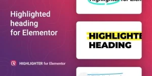 Elevate your website with the Highlighter widget for Elementor! Create eye-catching headings using 20 unique animations