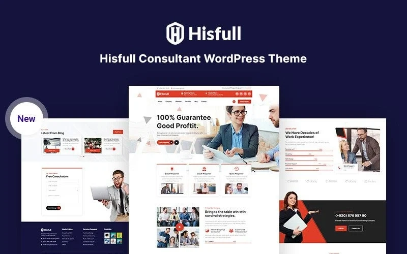 Hisfull consultant is a business consultant and industry Finance WordPress Theme. The theme provides various kind of business