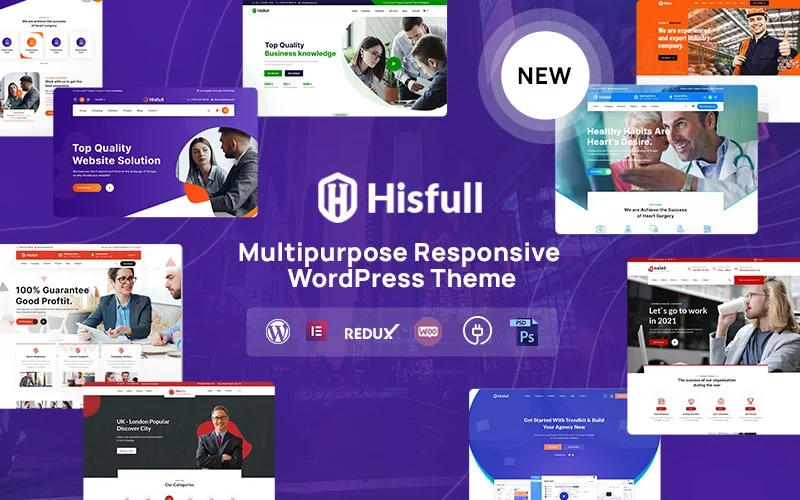 Hisfull is a powerful Multipurpose WordPress Theme. The theme has 8+ amazing demo. Every demo has 80+ inner page. We used the world best page builder ELEMENTOR of our theme and many kinds of functionality. The theme is 100% responsive for all media device. It offers many various possibilities and…