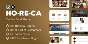 “HoReCa” is a dynamic and visually engaging WordPress theme designed specifically for businesses in the hospitality and catering industry. Our theme offers a range of customizable features