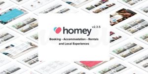 Homey is a powerful booking platform that lets you run a residential or commercial rental business online with no hassle. The user experience is important if you want to be an industry leader. Its modern design and ease of use is just the tip of the iceberg. A feature-rich theme options…