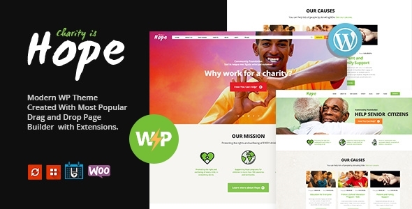 Empower your nonprofit with Hope’s versatile WordPress theme. Modern design