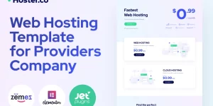 The Hoster.co web hosting template is a neat theme for companies that provide services in the hosting industry. This web hosting template will be a good choice for businesses with a large amount of hosting amenities for CMS systems. With the Hoster.co WordPress theme you can build a classy functional…