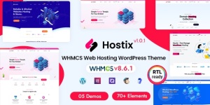 Introducing Hostix – Hosting WordPress Theme Hey WordPress fanatics and developers! Let's dive into the wonders of the Hostix - Hosting WordPress Theme. This fantastic theme from ThemeForest is designed specifically for hosting service providers