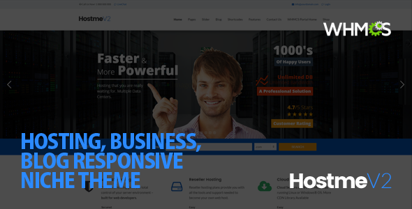 HostMe v2 – Responsive WordPress Theme: The Ultimate Solution for Hosting Websites Looking for a theme that caters specifically to hosting websites? Enter HostMe v2 – Responsive WordPress Theme! Perfectly designed for hosting and technology-related businesses