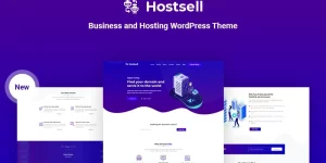 Hostsell - Business and Hosting WordPress Theme a powerful website template. every company needs to have a website. For businesses that want to save on the web development process