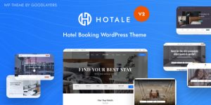 Hotale is one of the most complete systems for hotel booking WordPress themes in the market. Hotale is specially designed for Hotel business