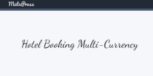 Unlock global potential with the MotoPress Hotel Booking Multi-Currency addon! Effortlessly integrate a multi-currency widget into your property rental site