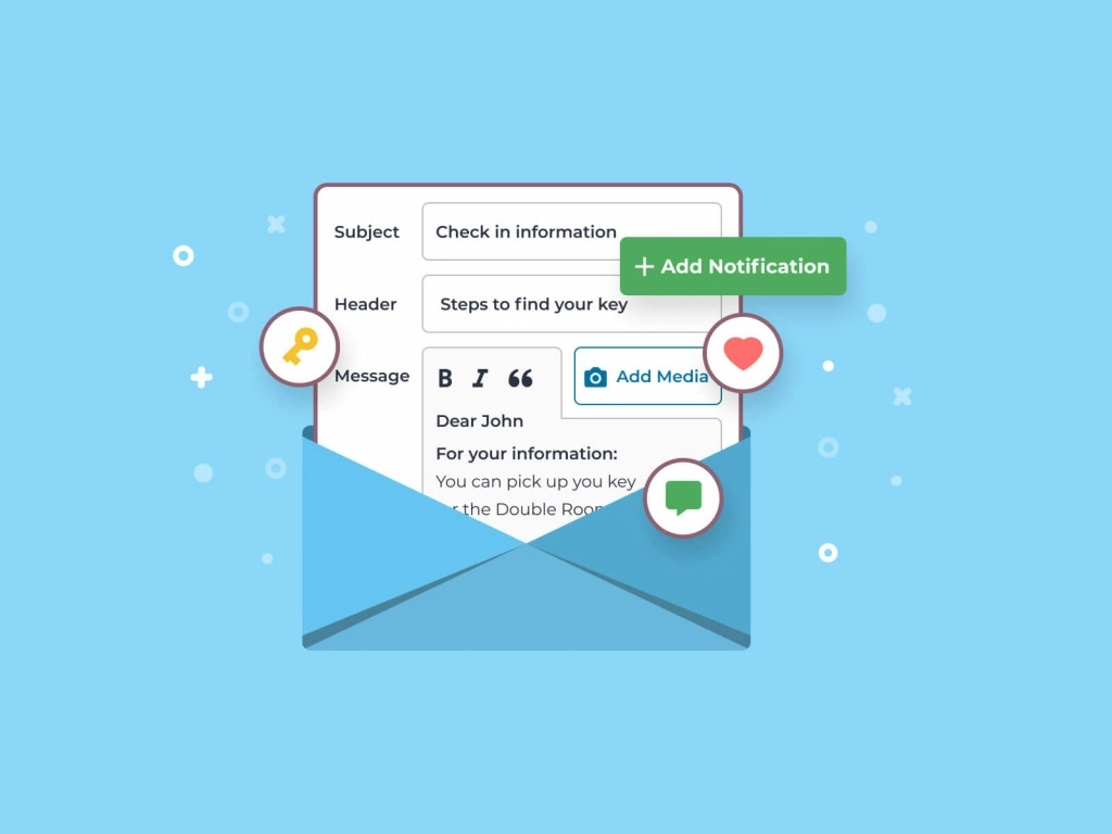 This extension allows you to create common event-driven emails/notifications