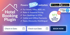 MotoPress Hotel Booking is a full-fledged hotel and vacation rental booking system for WordPress. It allows you to place real-time availability calendars