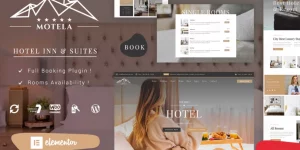 HOTEL WORDPRESS THEME Motela has been designed for all hotel