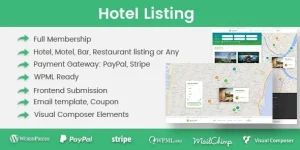 Discover the ultimate solution for hotel listings with the Hotel Listing plugin! Showcase properties effortlessly with stunning features like booking management