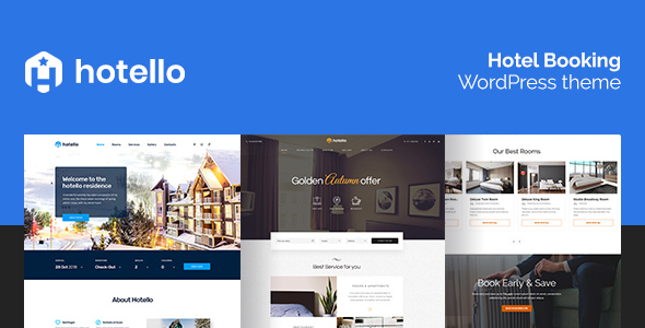 Create stunning hotel booking websites with Hotello - a responsive