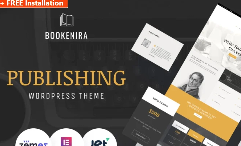 Discover House Press - Publishing Company WordPress Theme