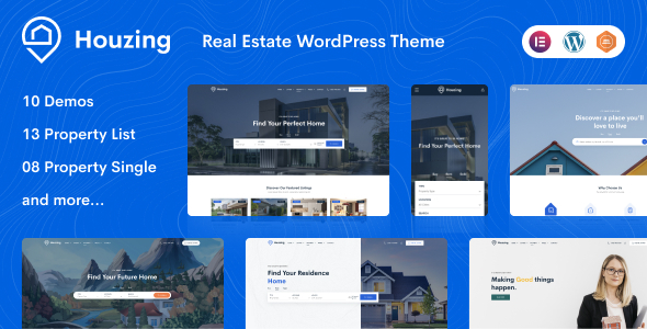 Houzing – Real Estate WordPress Theme Looking for the perfect WordPress theme for your real estate business? Meet Houzing – Real Estate WordPress Theme