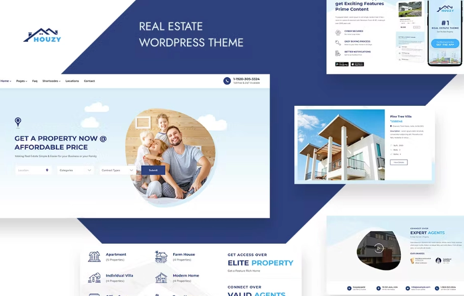 Real Estate WordPress Theme Responsive real estate theme design for ultimate real estate portal