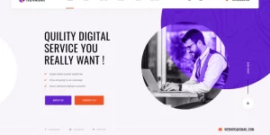 Are you want for digital business theme or website? If yes then Hovarax is the right solution for you. Modern design unique demo page and awesome color combination. If you want this product with agency