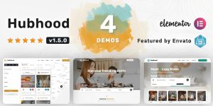 Hubhood is a modern WordPress directory theme with premium features built-in