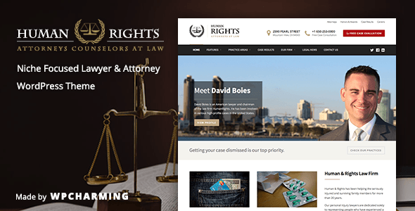 Transform your law firm's online presence with the SEO-optimized HumanRights Lawyer and Attorney WordPress Theme. Access it now on Bevaultx!