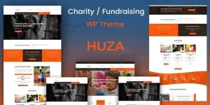 Build your charity website effortlessly with Huza - Fully responsive and WPML supported