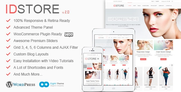 IDStore Responsive Multi-Purpose Ecommerce Theme  - is a professionally developed