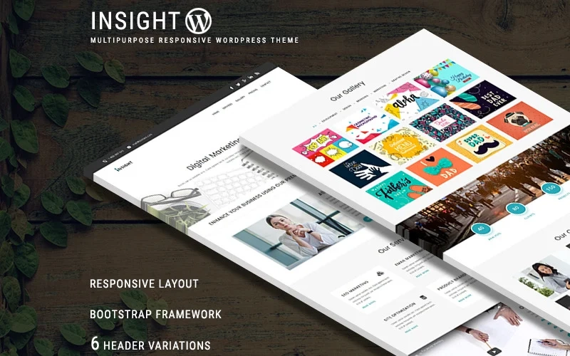 INSIGHT - Multipurpose Responsive WordPress Theme for Startup