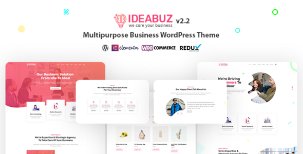 Create a stunning website with the IdeaBuz Multipurpose Business WordPress Theme! Responsive design