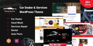 IdealAuto is a premium quality WordPress theme dedicated to cars and vehicles of all kinds. It is a great option for Car Dealer