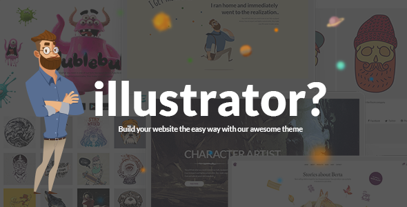 Illustrator: A Portfolio Theme for Illustrators