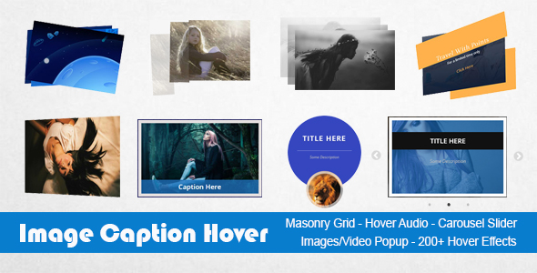 Make images pop with the versatile Image Caption Hover Pro WordPress Plugin. Over 200 effects