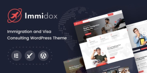 Immidox is a complete clean modern elegant WordPress Immigration Theme that suits all kinds of Visa service company