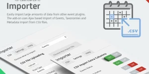 Easily migrate event data to WordPress with Importer for Calendarize it! Use Ajax-based imports from CSV files for efficient and versatile event management.