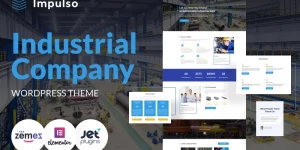 Build a website for your industrial company and enhance it with numerous plugins and elements with Impulso WordPress theme! You will be able to use such highly functional plugins as TM Photo Gallery