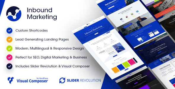 Elevate your marketing with the Inbound Marketing WordPress Theme. Enjoy responsive design